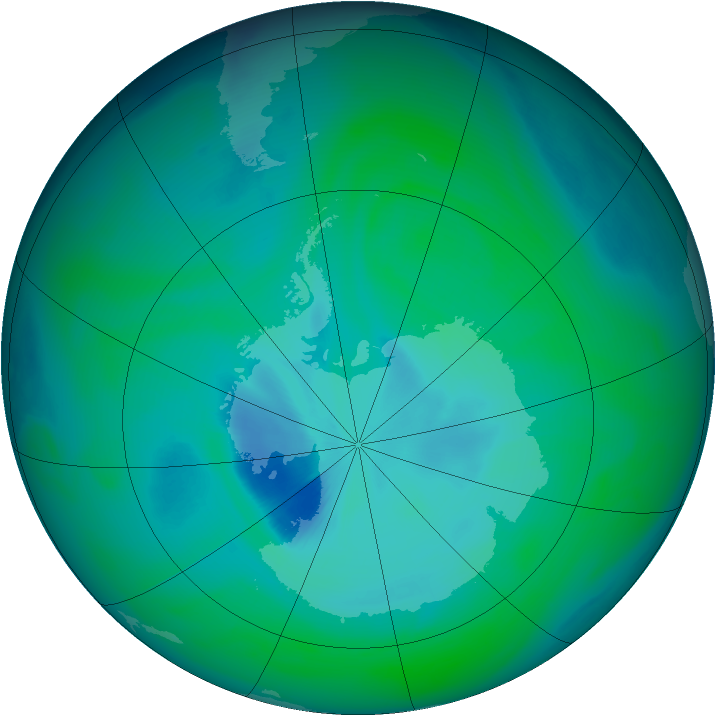 Ozone Map 2005-12-26